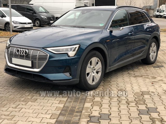 Rental Audi e-tron 55 quattro (electric car) in Luxembourg