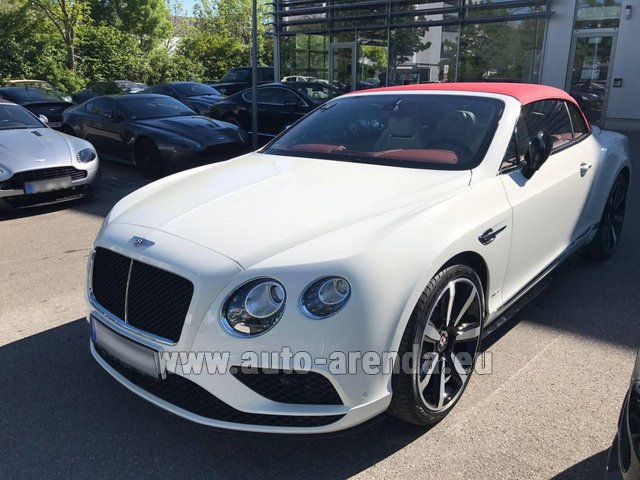 Rental Bentley Continental GTC V8 S in Luxembourg