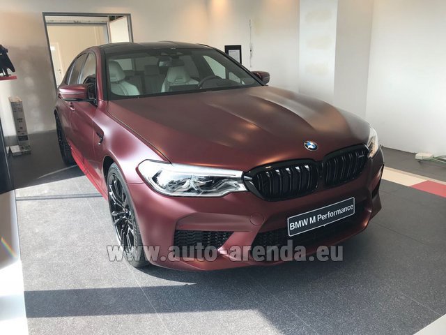 Rental BMW M5 Performance Edition in Austria