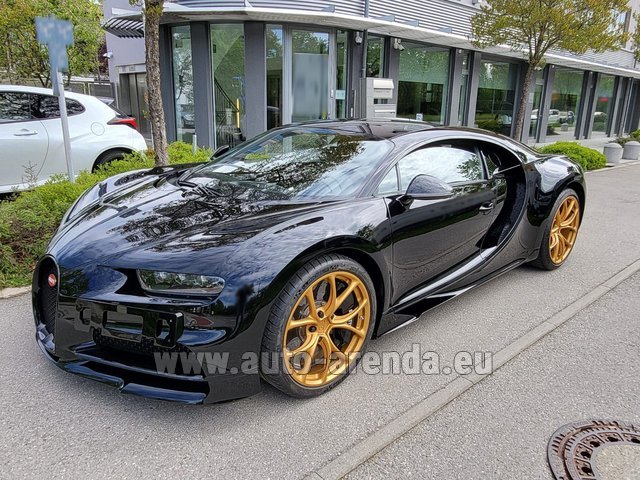 Rental Bugatti Chiron in The Czech Republic