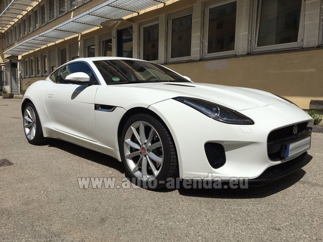 Rental Jaguar F-Type 3.0 Coupe in French Riviera Cote d'Azur