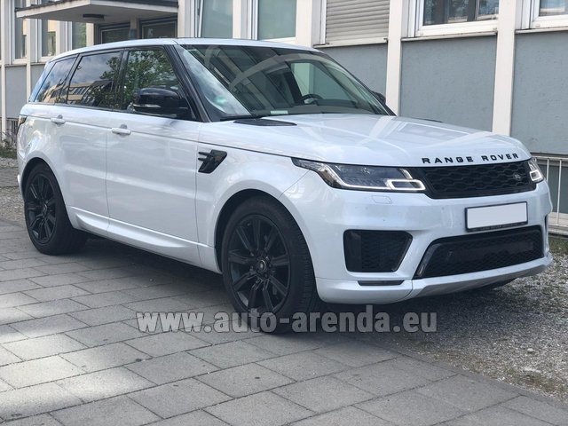 Rental Land Rover Range Rover Sport White in The Czech Republic
