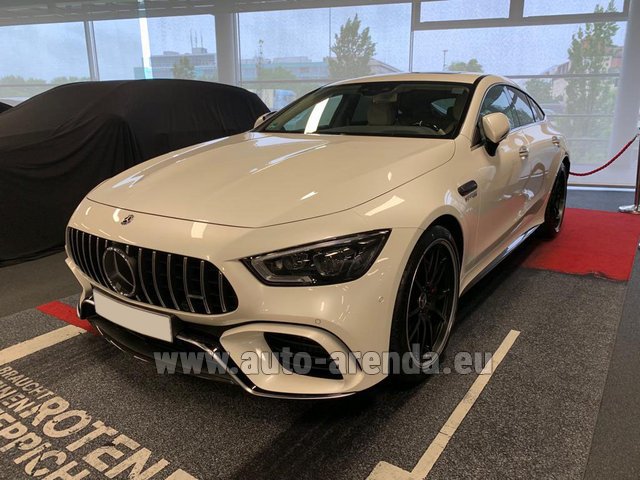Rental Mercedes-Benz AMG GT 63 S 4-Door Coupe 4Matic+ in French Riviera Cote d'Azur