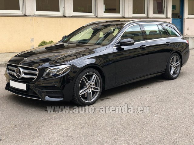 Rental Mercedes-Benz E 450 4MATIC T-Model AMG equipment in Luxembourg