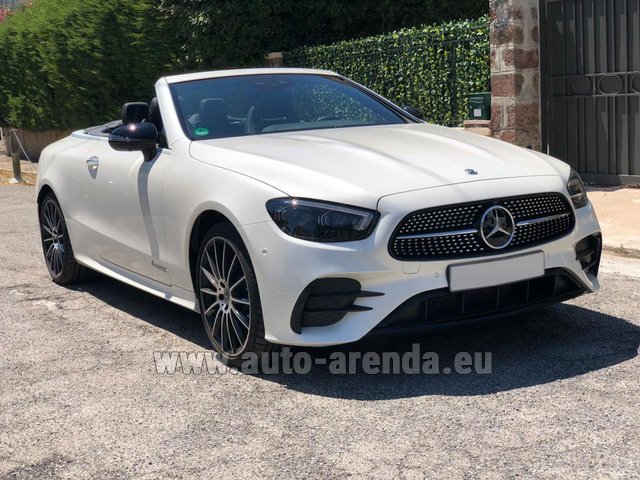 Rental Mercedes-Benz E-Class E450 Cabriolet AMG equipment petrol in Luxembourg