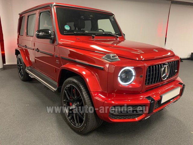 Rental Mercedes-Benz G 63 AMG biturbo in Luxembourg
