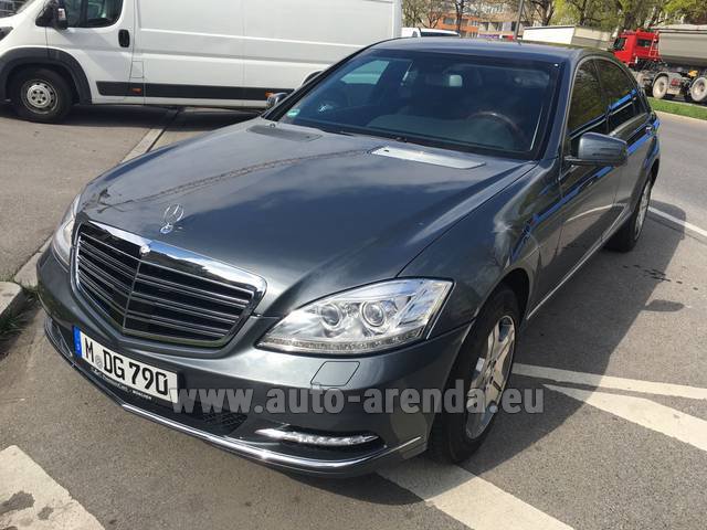Rental Mercedes-Benz S 600 L B6 B7 ARMORED Guard FACELIFT in French Riviera Cote d'Azur
