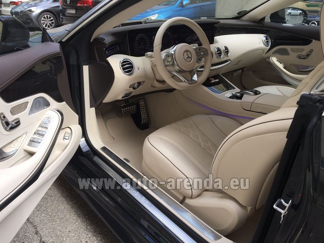 Rental Mercedes-Benz S-Class S 560 4MATIC Coupe in The Czech Republic