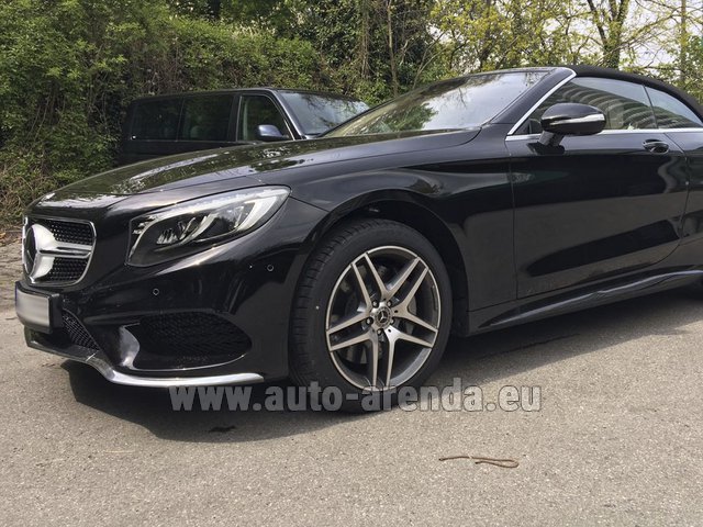 Rental Mercedes-Benz S-Class S500 Cabriolet in Luxembourg