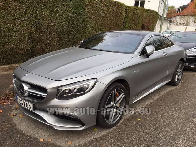 Rental Mercedes-Benz S-Class S63 AMG Coupe in Luxembourg
