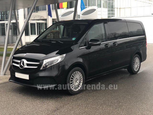 Rental Mercedes-Benz V-Class (Viano) V 300 d 4MATIC AMG equipment in French Riviera Cote d'Azur