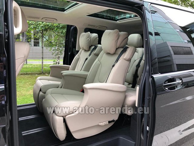 Rental Mercedes-Benz V300d 4MATIC EXCLUSIVE Edition Long LUXURY SEATS AMG Equipment in France