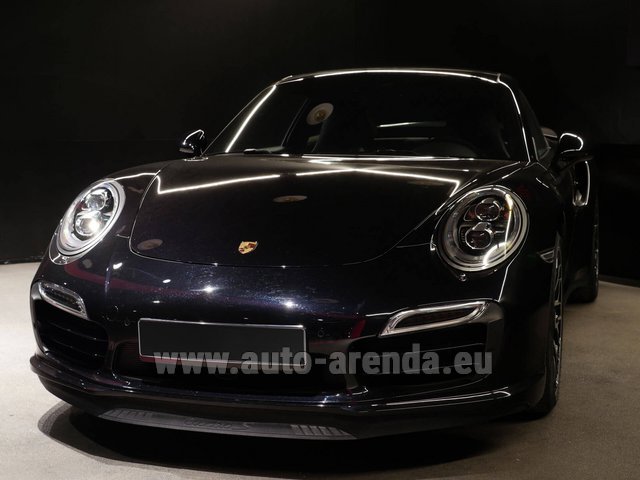 Rental Porsche 911 991 Turbo S Ceramic LED Sport Chrono Package in Monaco