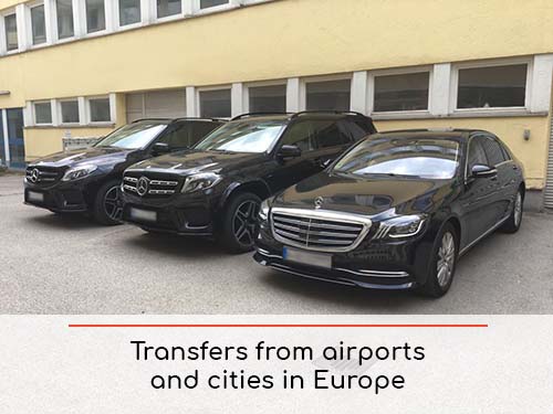Transfers from airports and cities in Europe and Europe | Car rental with driver