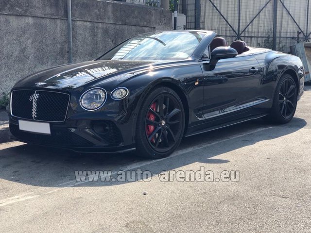 Rental Bentley Bentley Continental GTC W12 Number 1 in French Riviera Cote d'Azur