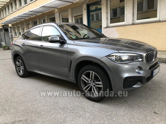 Rental BMW X6 4.0d xDrive High Executive M in Italy
