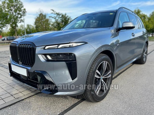 Rental BMW X7 40d XDrive High Executive M Sport (new model, 5+2 seats) in French Riviera Cote d'Azur