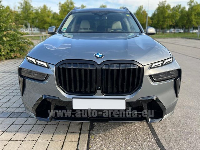 Rent the BMW X7 40d XDrive High Executive M Sport (new model, 5+2 seats)  car in Switzerland