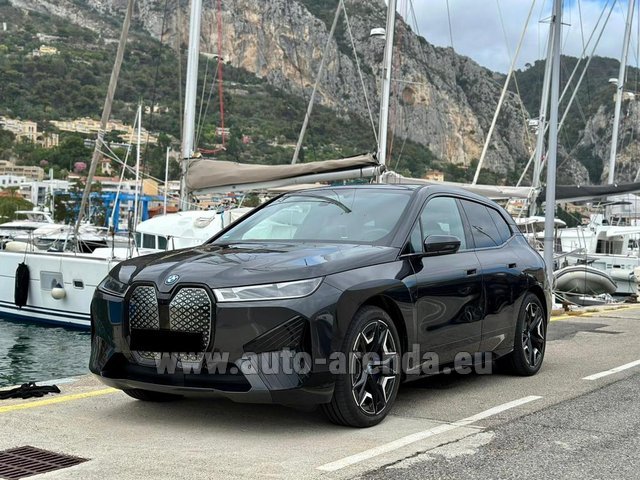 Rental BMW iX xDrive40 Electric in French Riviera Cote d'Azur