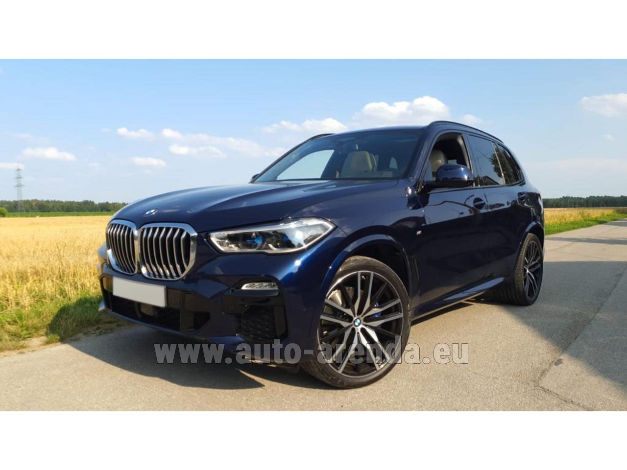 Аренда автомобиля БМВ X5 3.0d xDrive High Executive M Sport в Германии