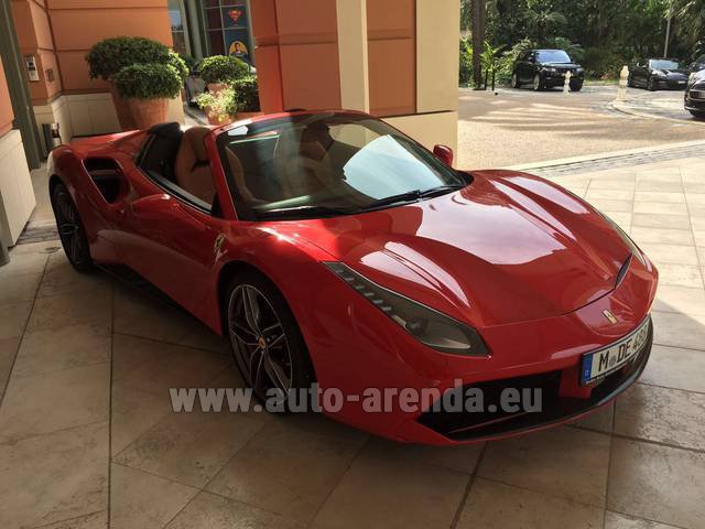 Rent The Ferrari 4 Gtb Spider Cabrio Car In Switzerland