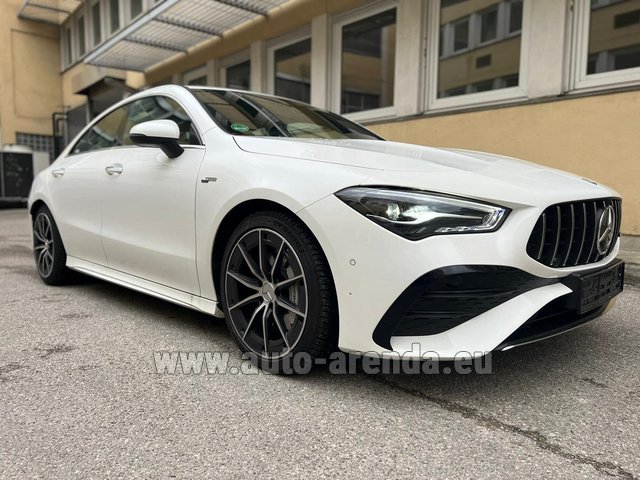Rental Mercedes-Benz AMG CLA 35 4MATIC Coupe in Europe