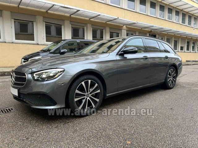 Rental Mercedes-Benz E220d 4MATIC AMG equipment in Germany