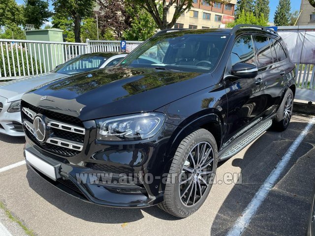 Rental Mercedes-Benz GLS 350 AMG equipment 4Matic in Italy