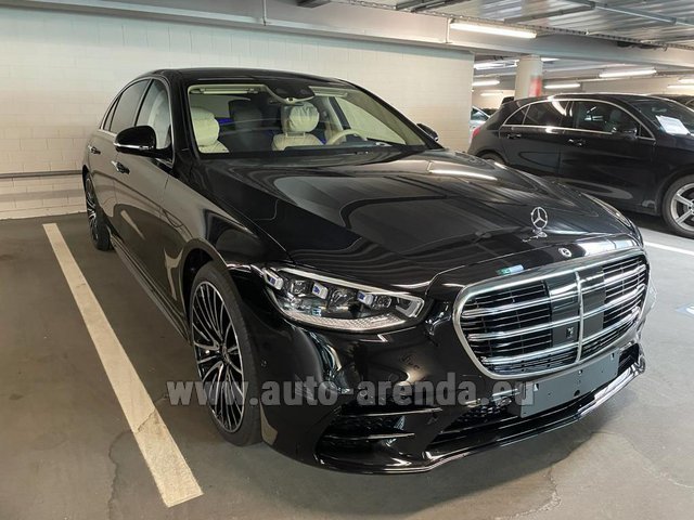 Rental Mercedes-Benz S-Class S 500 Long 4MATIC AMG equipment W223 in Germany