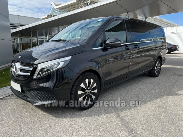 Rental Mercedes-Benz V-Class (Viano) V300d 4MATIC Extra Long (1+7 pax) in French Riviera Cote d'Azur