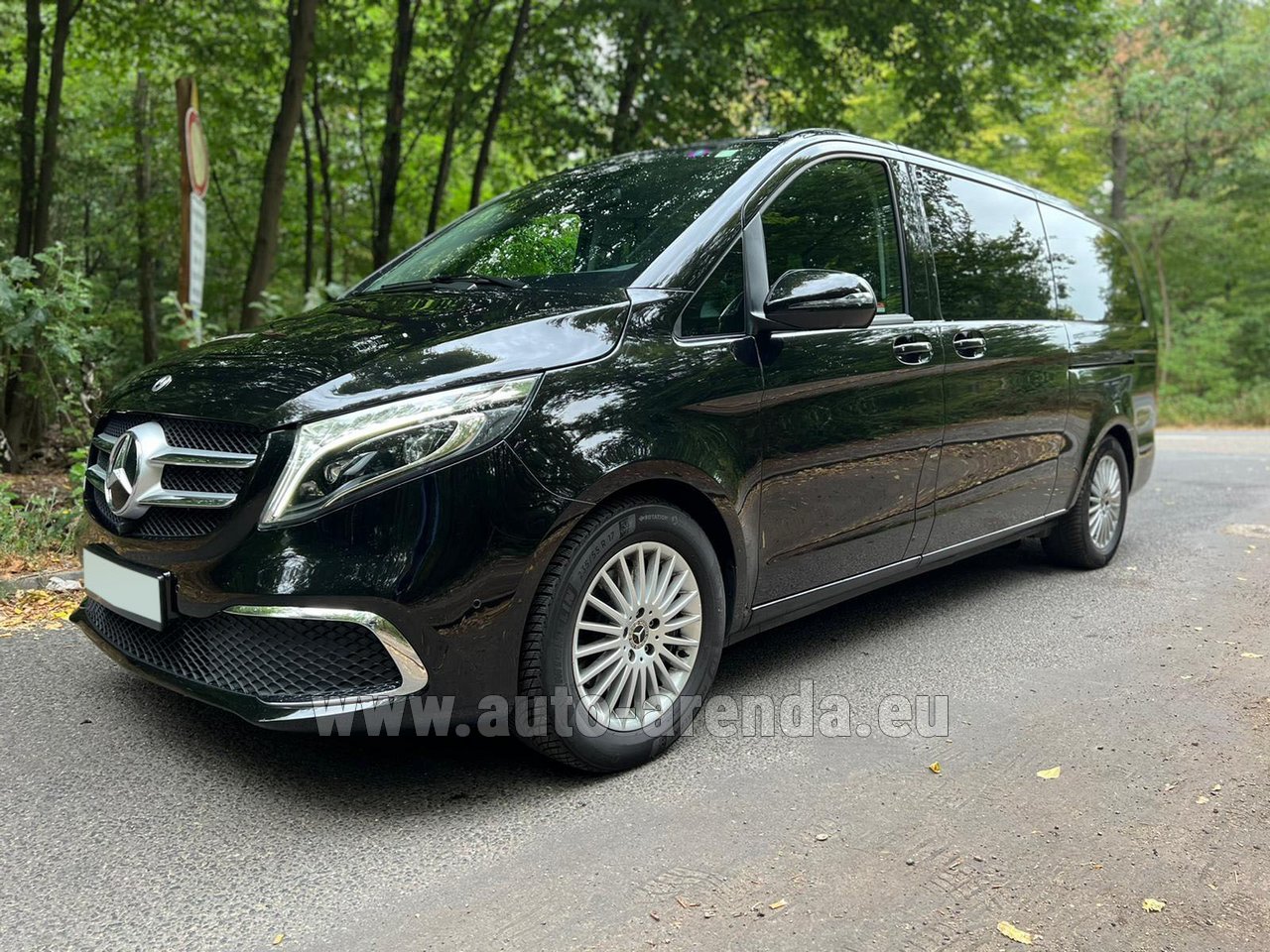 Аренда автомобиля Мерседес-Бенц V-Class (Viano) V300d extra Long (1+7 мест)  во Французской Ривьере на Лазурном берегу