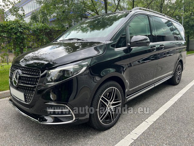 Rental Mercedes-Benz V-Class (Viano) V300d Long AMG Equipment (Model 2024, 1+7 pax, Panoramic roof, Automatic doors) in Europe