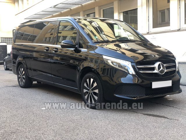 Rental Mercedes-Benz V-Class (Viano) V 300d extra Long (1+7 pax) AMG Line in Europe
