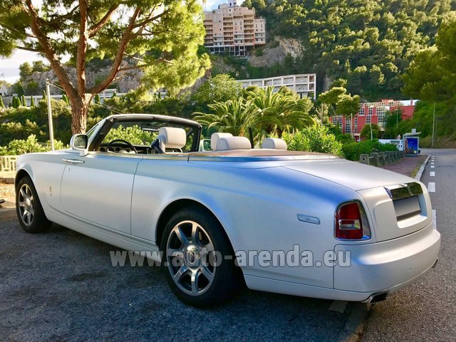 Rental Rolls-Royce Drophead White in France